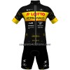 Completo Maglia + Pantaloncino con bretelle 2022 Lotto-Kern Haus Manica Corta Giallo Nero
